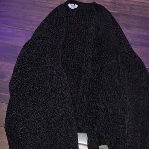 Black cardigan